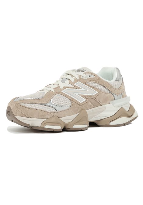 Scarpe New Balance 9060 Beige Argento Metallizzato Unisex NEW BALANCE | Sneakers | U9060-ERM